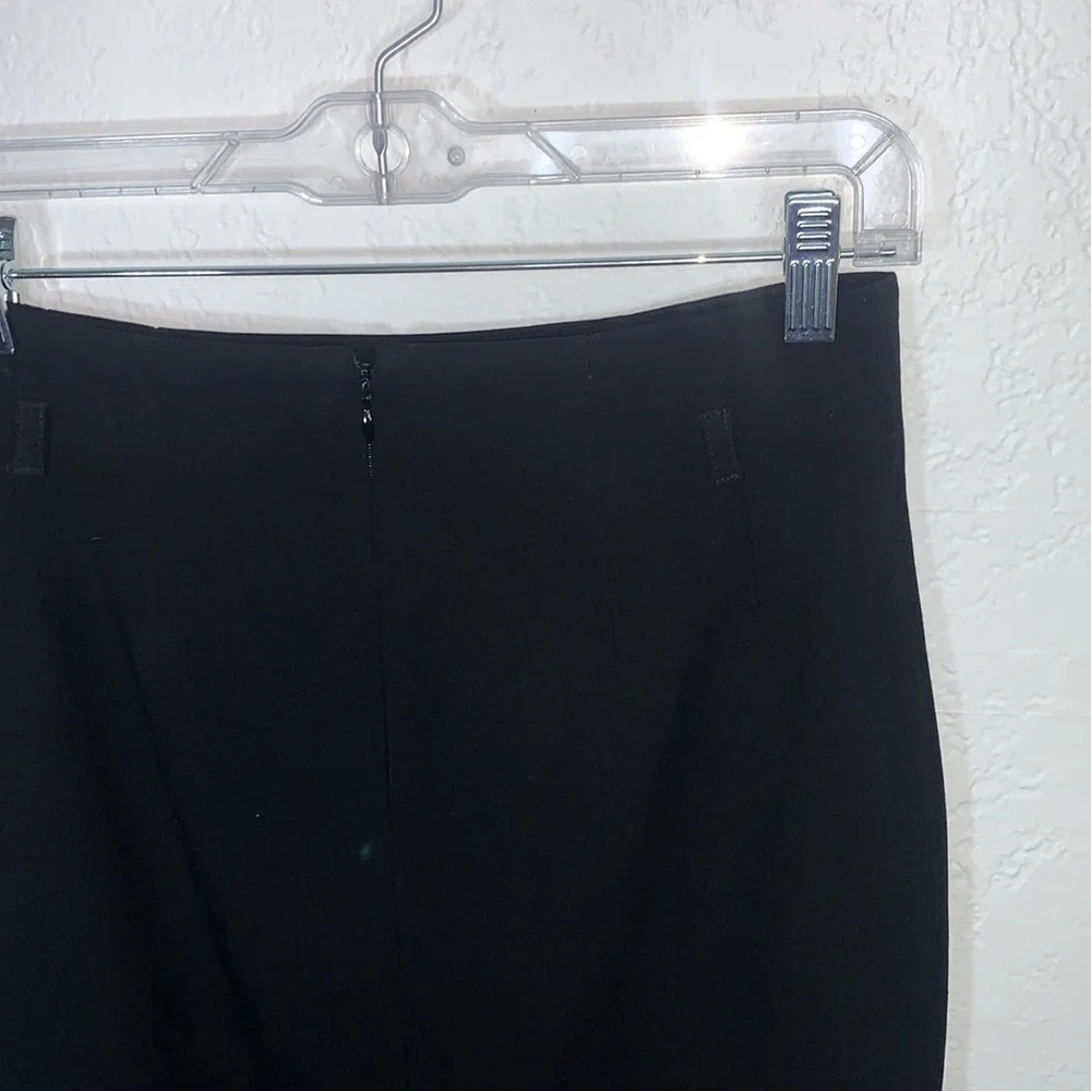 Amanda + Chelsea Black Pencil Skirt Size 4 Workwear Professional Stretch Career